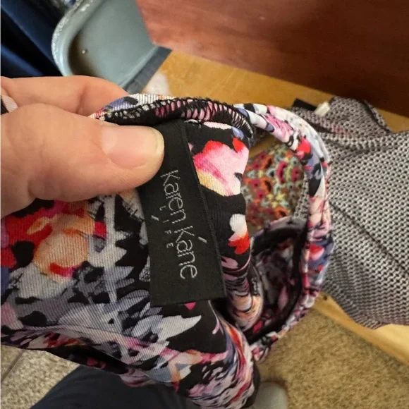 Karen Kane Life tank top with shelf bra.   Smoke free home. - Picture 2 of 2